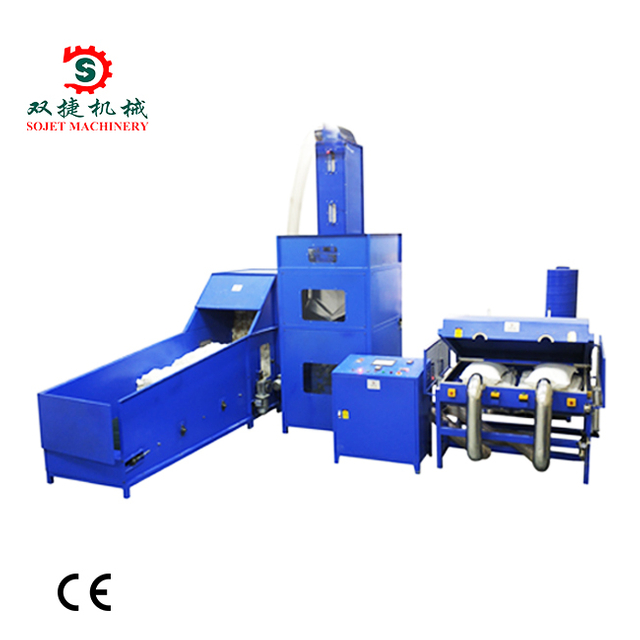 Machine de remplissage d'oreillers en coton et fibre de polyester